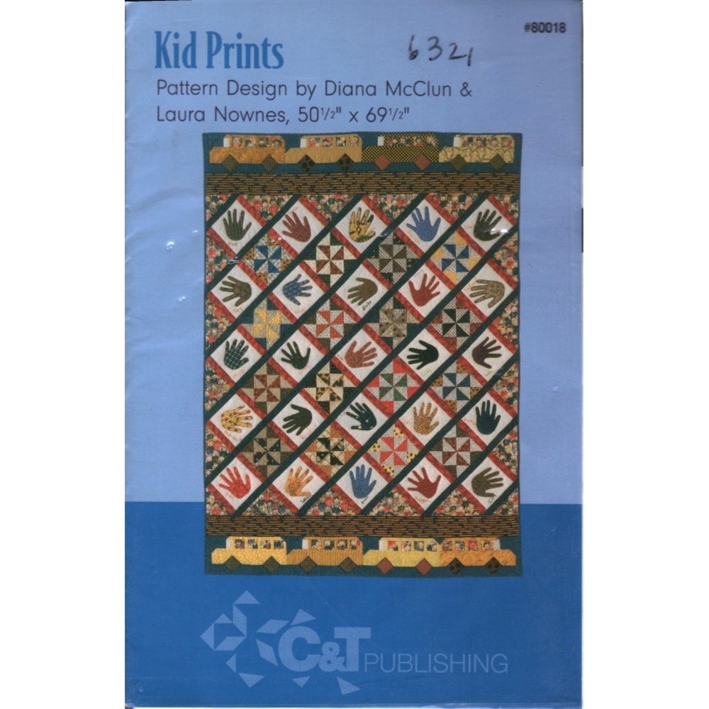 C&T Publishing Kid Prints Quilt Pattern Diana McClun Laura Nownes‎ 80018 1997